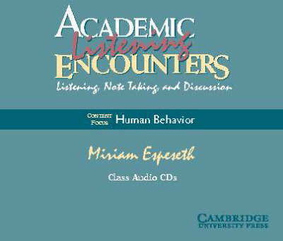 Academic Listening Encounters Human Behavior Class Audio CDs (4)