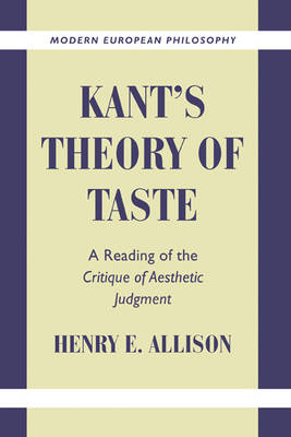 Kant's Theory of Taste