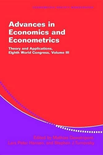 Advances in Economics and Econometrics