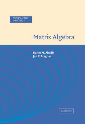 Econometric Exercises: Matrix Algebra Series Number 1