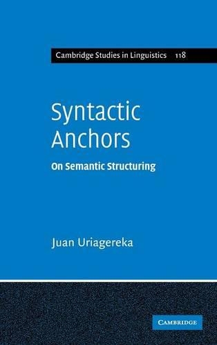 Syntactic Anchors