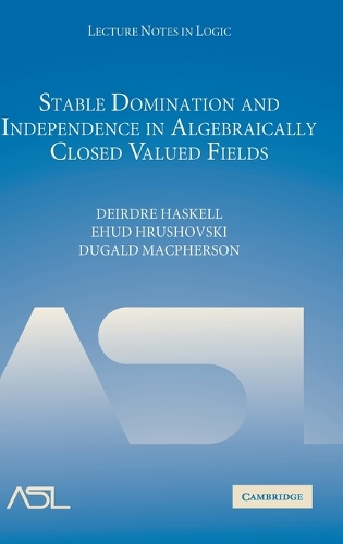 Stable Domination and Independence in Algebraically Closed Valued Fields