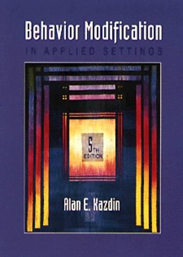 Behavior Modification in Applied Settings