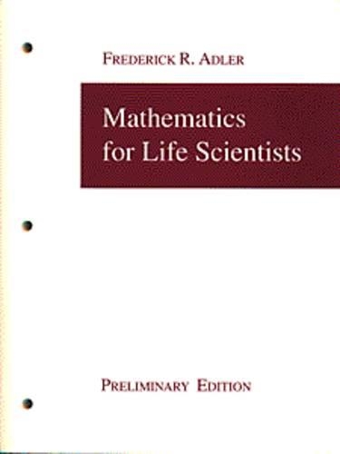 Maths Life Sciences Prelim Ed
