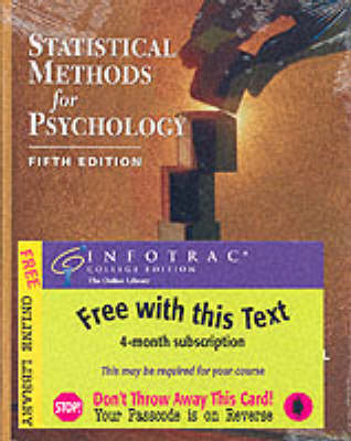 Statistical Methods for Psychology