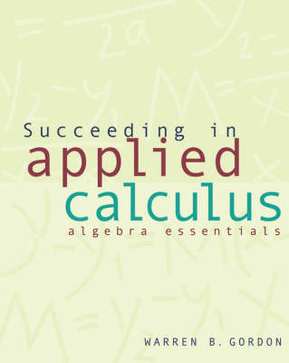 Succeed in Applied Calculus