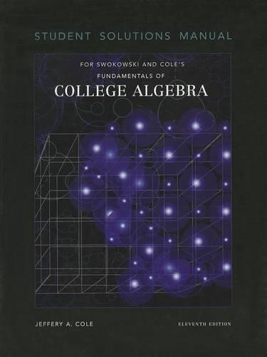SSM Fund of Coll Alg 11e