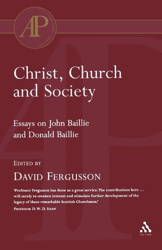 Christ, Church and Society
