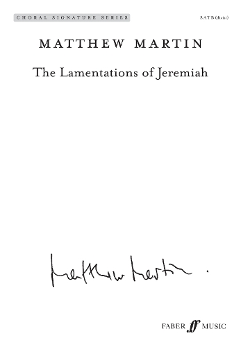 The Lamentations of Jeremiah by Matthew Martin
