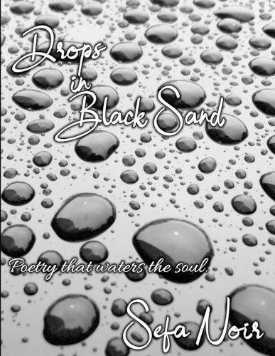 Drops in Black Sand
