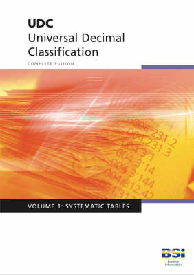 UDC - Universal Decimal Classification. Standard Edition