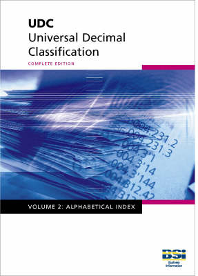 UDC - Universal Decimal Classification. Standard Edition