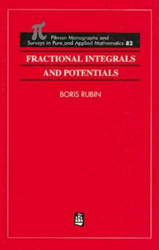 Fractional Integrals and Potentials