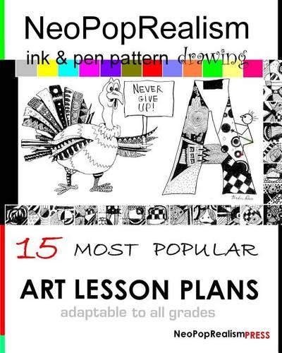 NeoPopRealism Ink & Pen Pattern Drawing