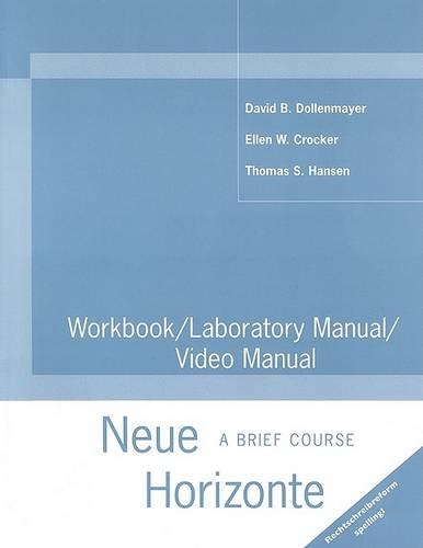 Neue Horizonte: A Brief Course