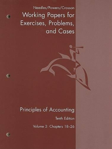 Principles of Accounting Working Papers, Volume 2