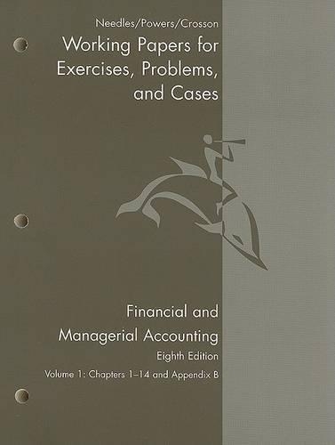 Financial and Managerial Accounting Working Papers, Volume 1