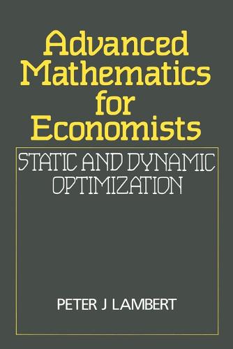 Advanced Mathematics for Economists