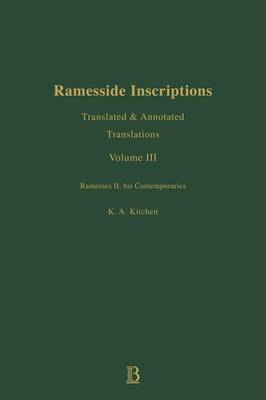 Ramesside Inscriptions, Ramesses II, His Contempories