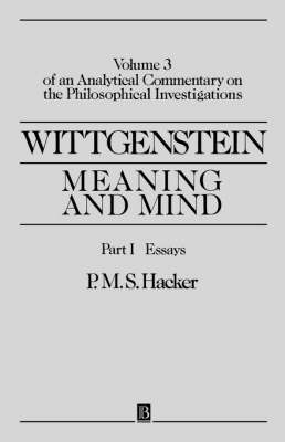 Wittgenstein: Meaning and Mind