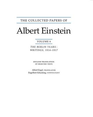 The Collected Papers of Albert Einstein, Volume 6 (English)