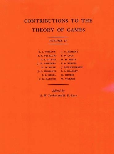 Contributions to the Theory of Games, Volume IV