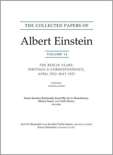 The Collected Papers of Albert Einstein, Volume 14 (English)