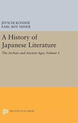 A History of Japanese Literature, Volume 1