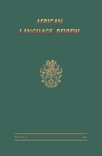 African Language Review