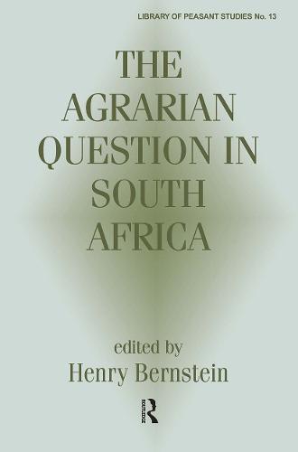 The Agrarian Question in South Africa