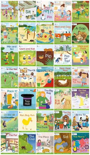 My Letters and Sounds Phonics Phase Two Pink Band A and B Reading Pack