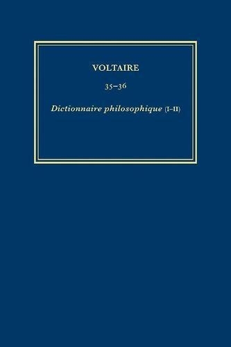 Œuvres complètes de Voltaire (Complete Works of Voltaire) 35-36