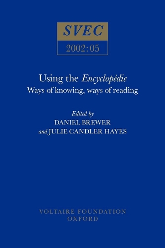 Using the Encyclopédie