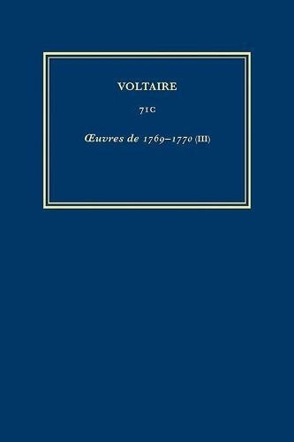Œuvres complètes de Voltaire (Complete Works of Voltaire) 71C