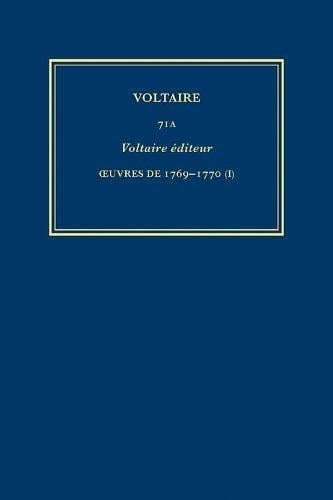 Œuvres complètes de Voltaire (Complete Works of Voltaire) 71A