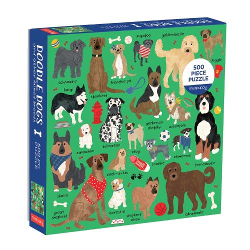 Image of Doodle Dog And Other Mixed Breeds 500 Piece Family Puzzle