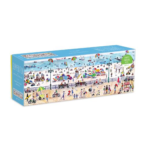 Image of Michael Storrings Summer Fun 1000 Piece Panoramic Puzzle