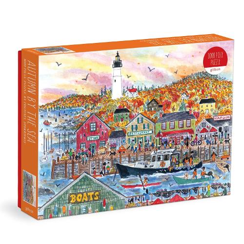 Image of Michael Storrings Autumn By The Sea 1000 Piece Jigsaw Puzzle