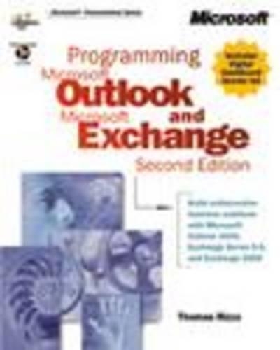2nd Revised edition of Programming Microsoft Outlook and Microsoft Exchange