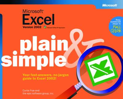 Microsoft Excel Version 2002 Plain and Simple