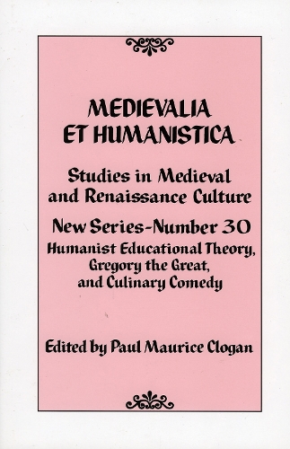 Medievalia et Humanistica No. 30