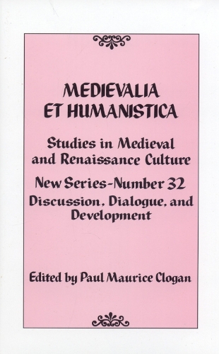 Medievalia et Humanistica No. 32