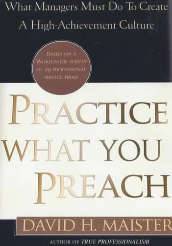 Practice What You Preach!
