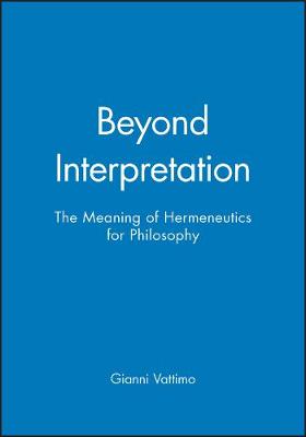 Beyond Interpretation