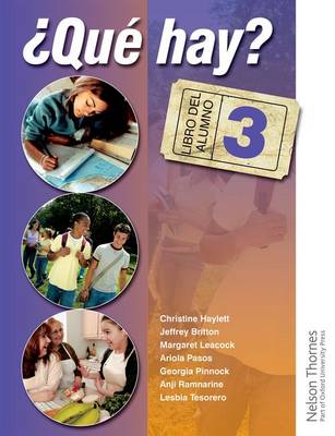 ?Que Hay? Libro del Alumno 3