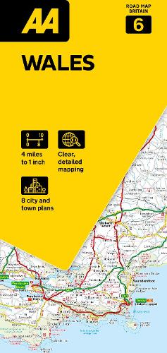 AA Road Map Wales