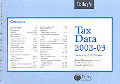 Tolley's Tax Data 2002-03