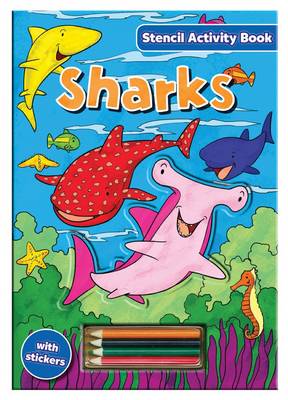 Stencil Activity Book - Sharks