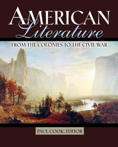 AMERICAN LITERATURE FROM THE COLONIES TO THE CIVIL WAR