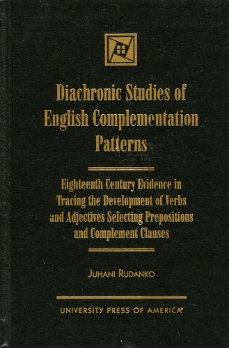 Diachronic Studies of English Complementation Patterns